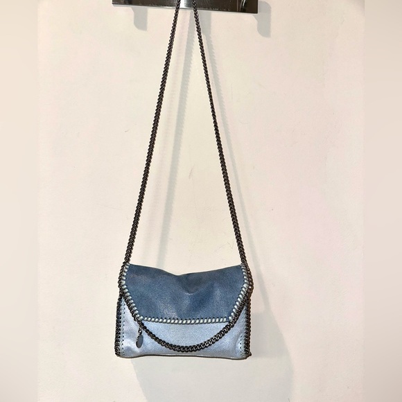 Stella McCartney Falabella Crossbody – Ice Blue Shaggy Deer | EUC 💎 - Picture 6 of 16